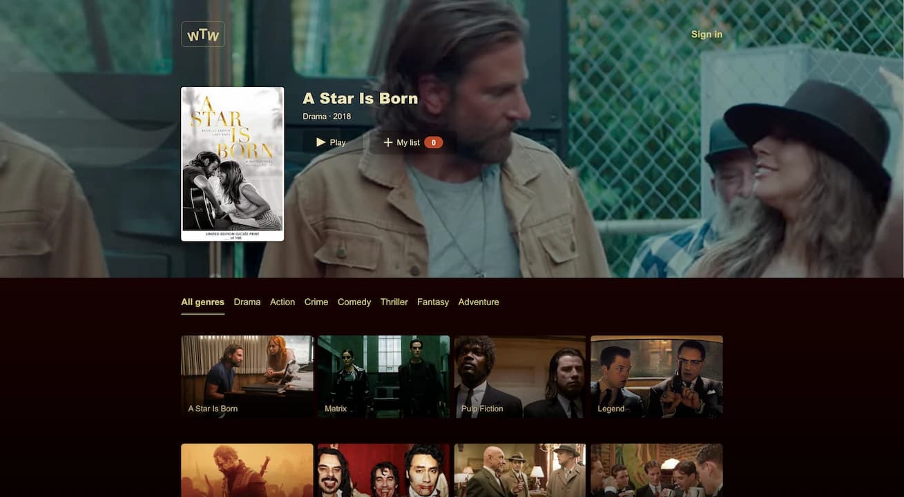 WhatToWatch screenshot